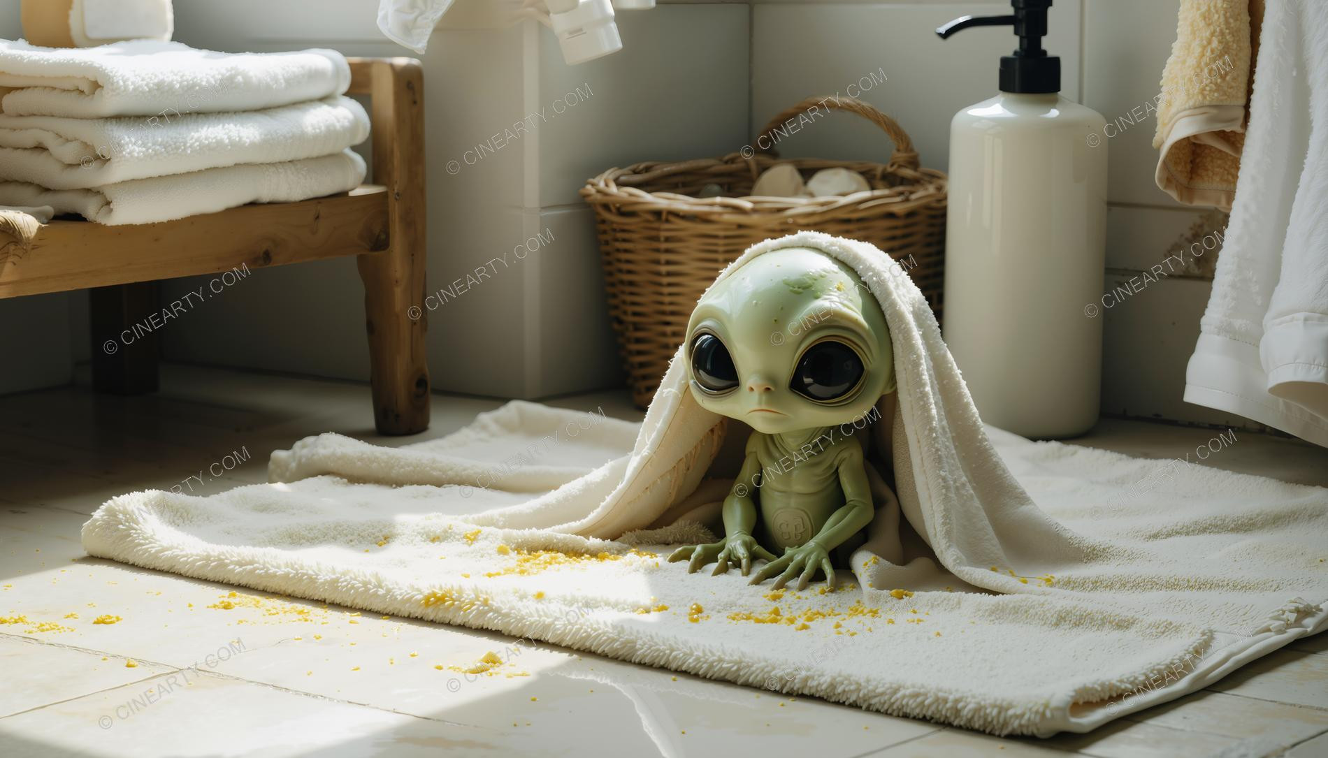 Aliens in Bathroom 14806