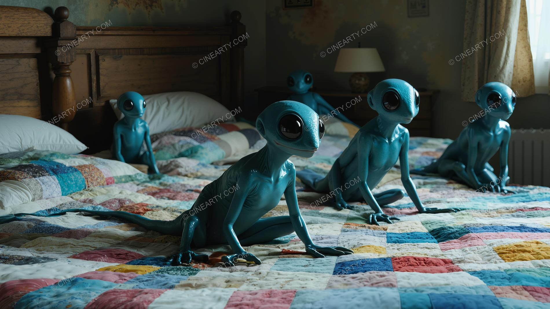 Aliens in Bedroom 35507