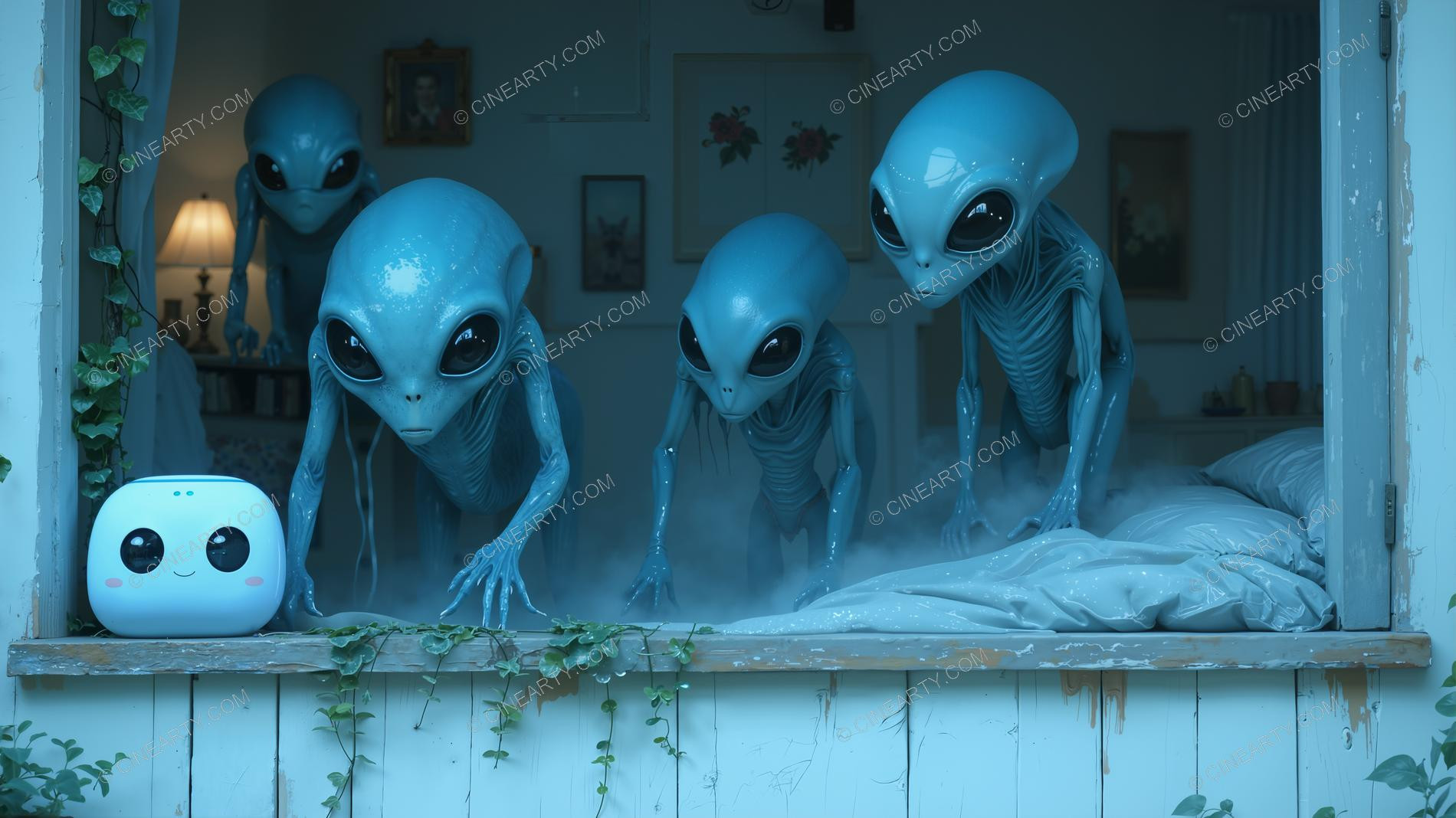 Aliens in Bedroom 37842