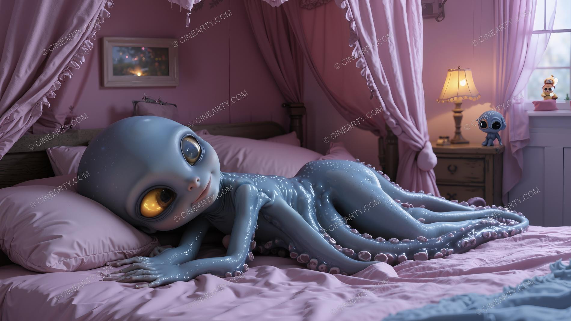 Aliens in Bedroom 46735