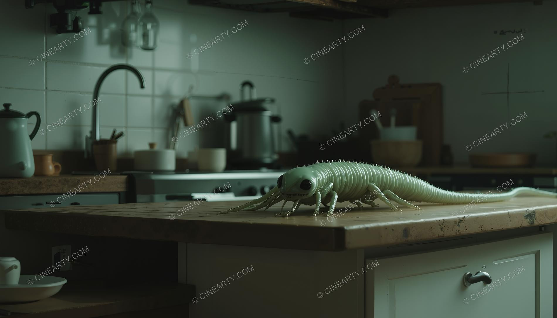 Aliens in Kitchen Room 90057