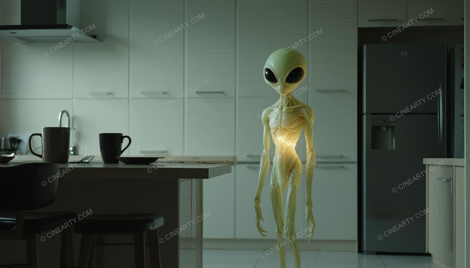 Aliens in Kitchen Room 12054