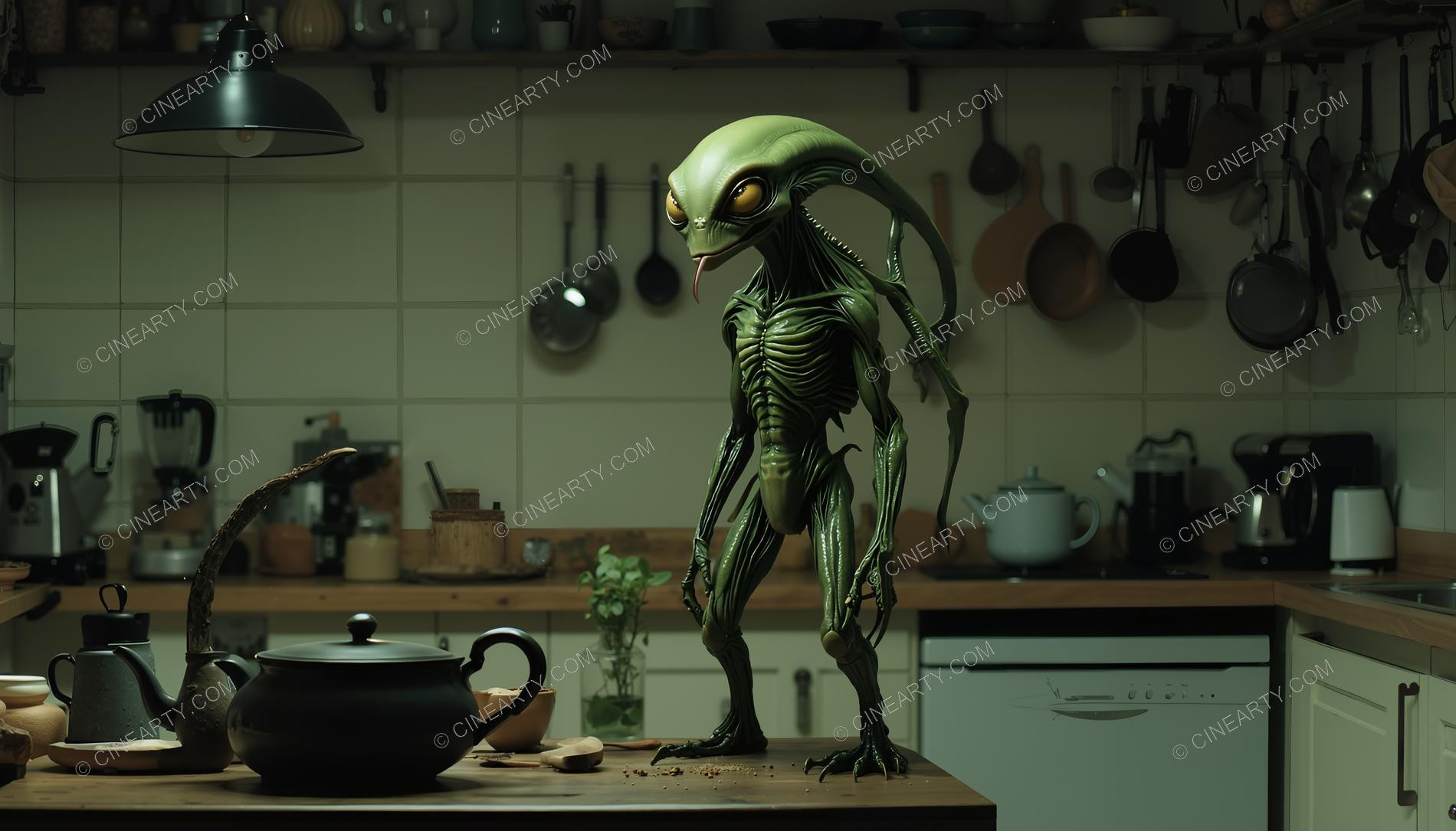 Aliens in Kitchen Room 16030