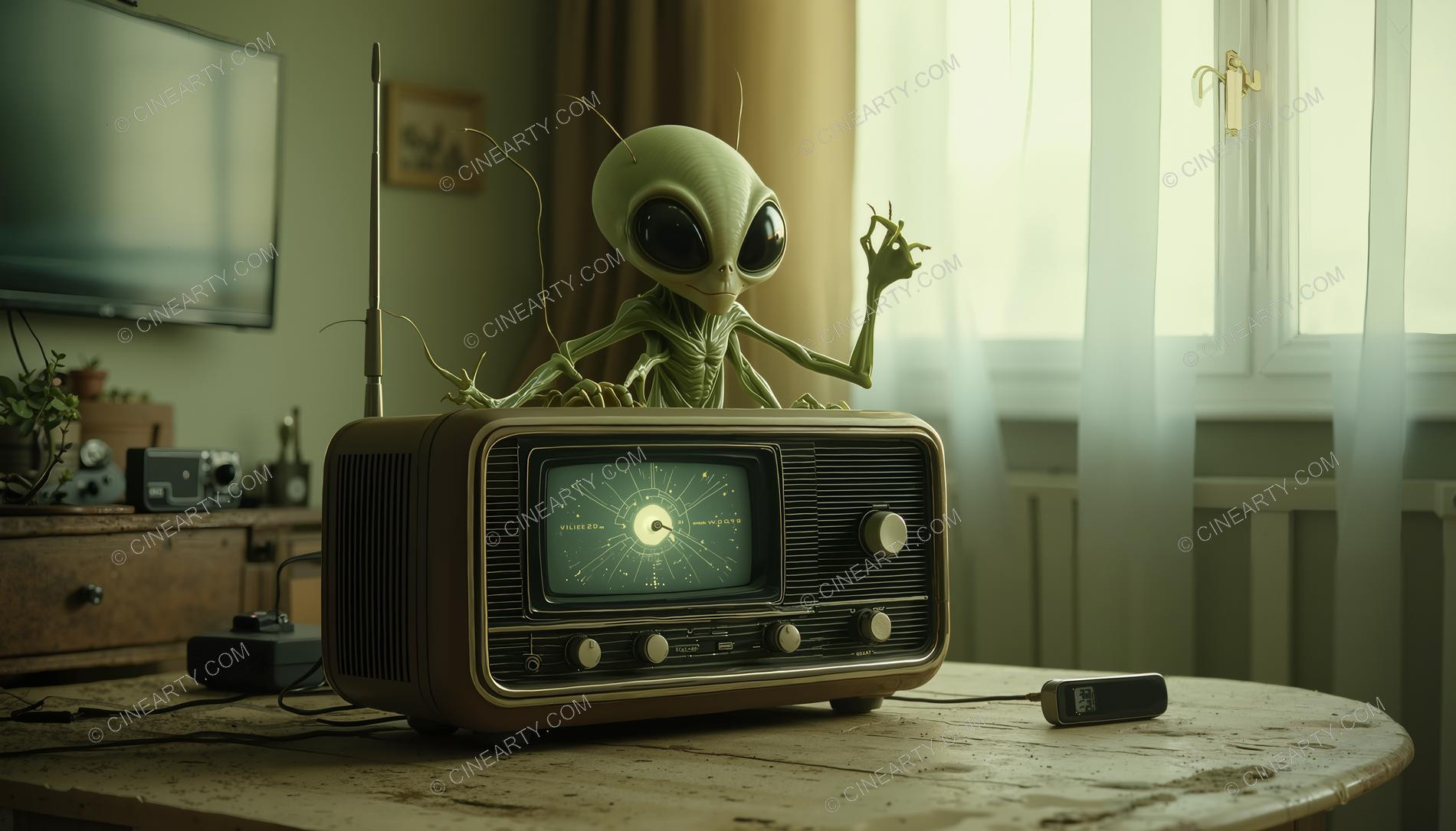 Aliens in Living Room 18326