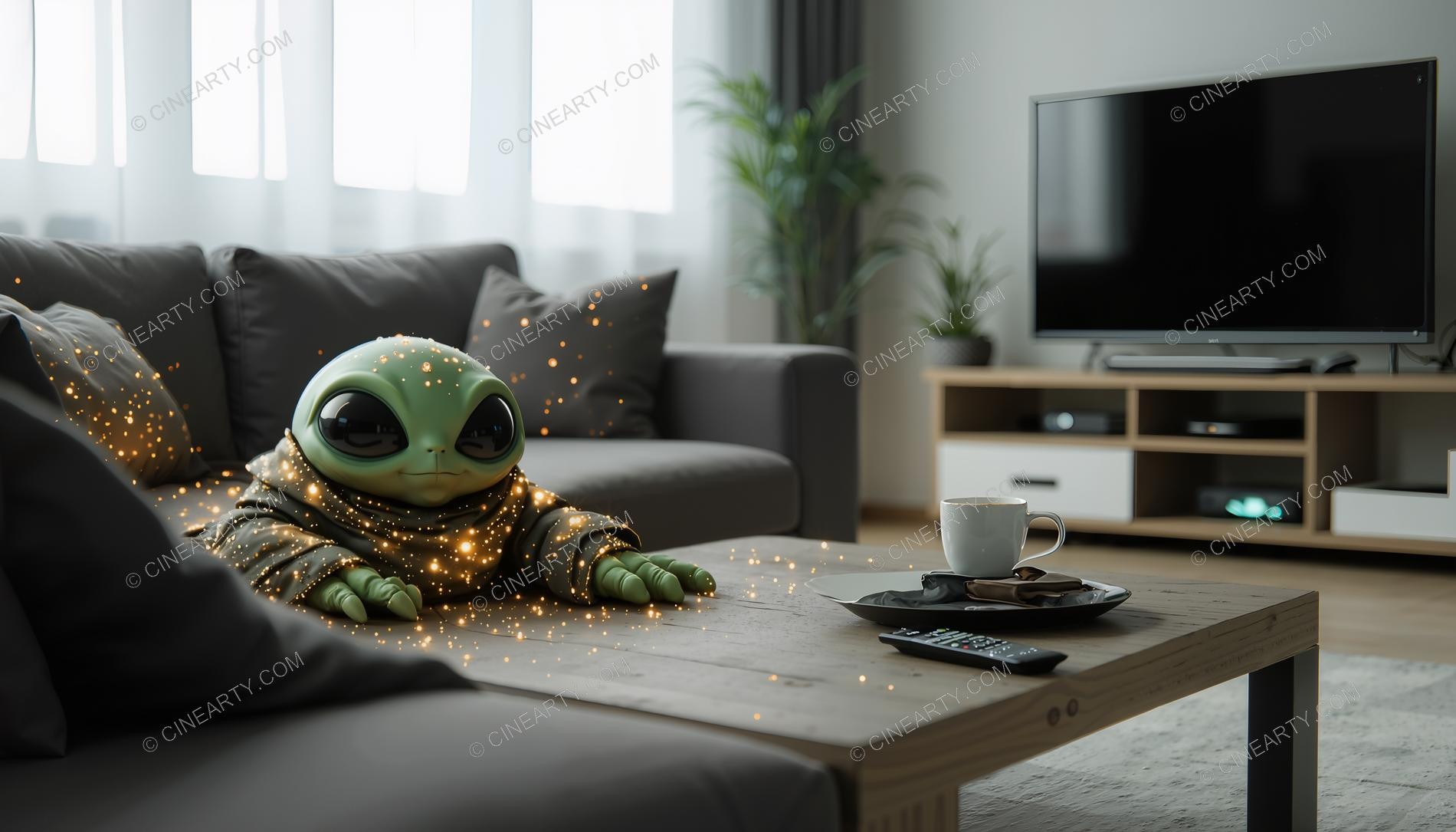 Aliens in Living Room 27461