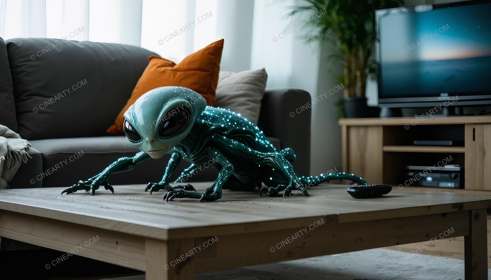 Aliens in Living Room 30999