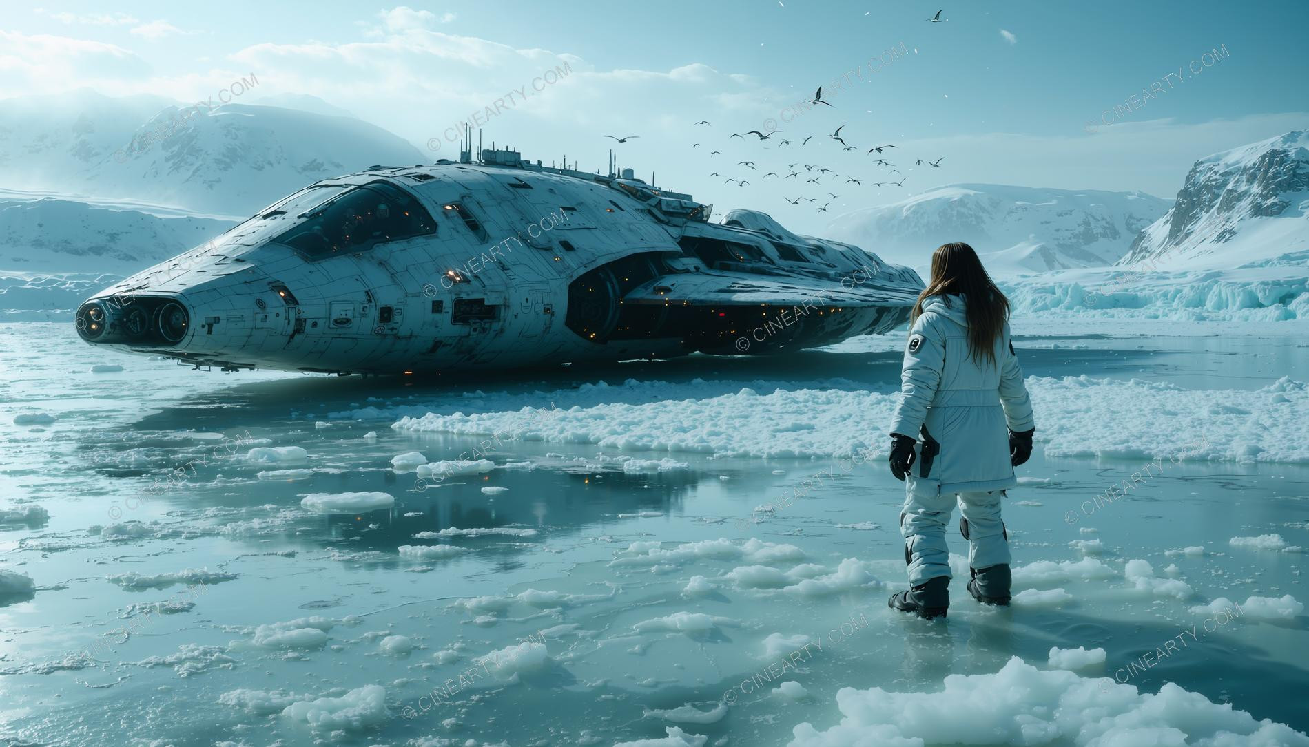 Alien Spaceship in Antarctica 60483