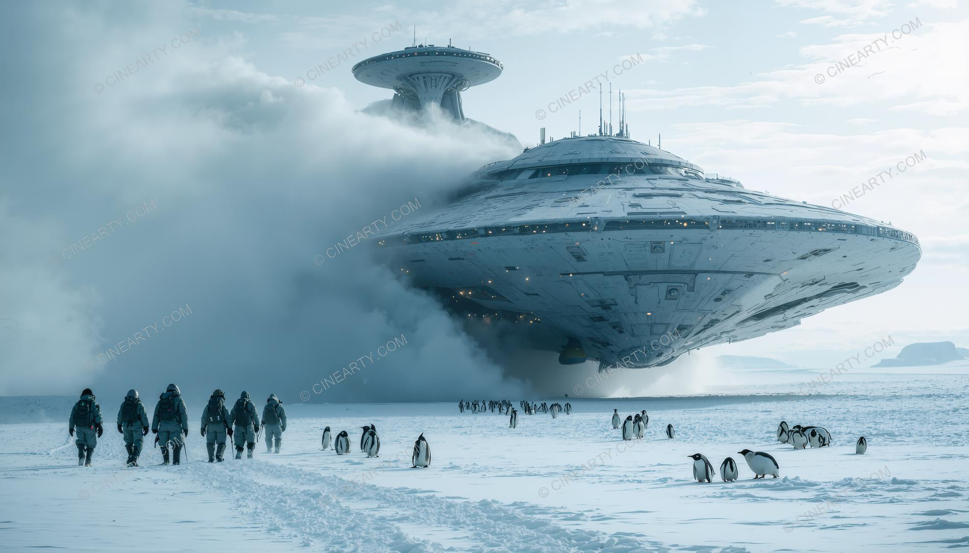 Alien Spaceship in Antarctica 44143