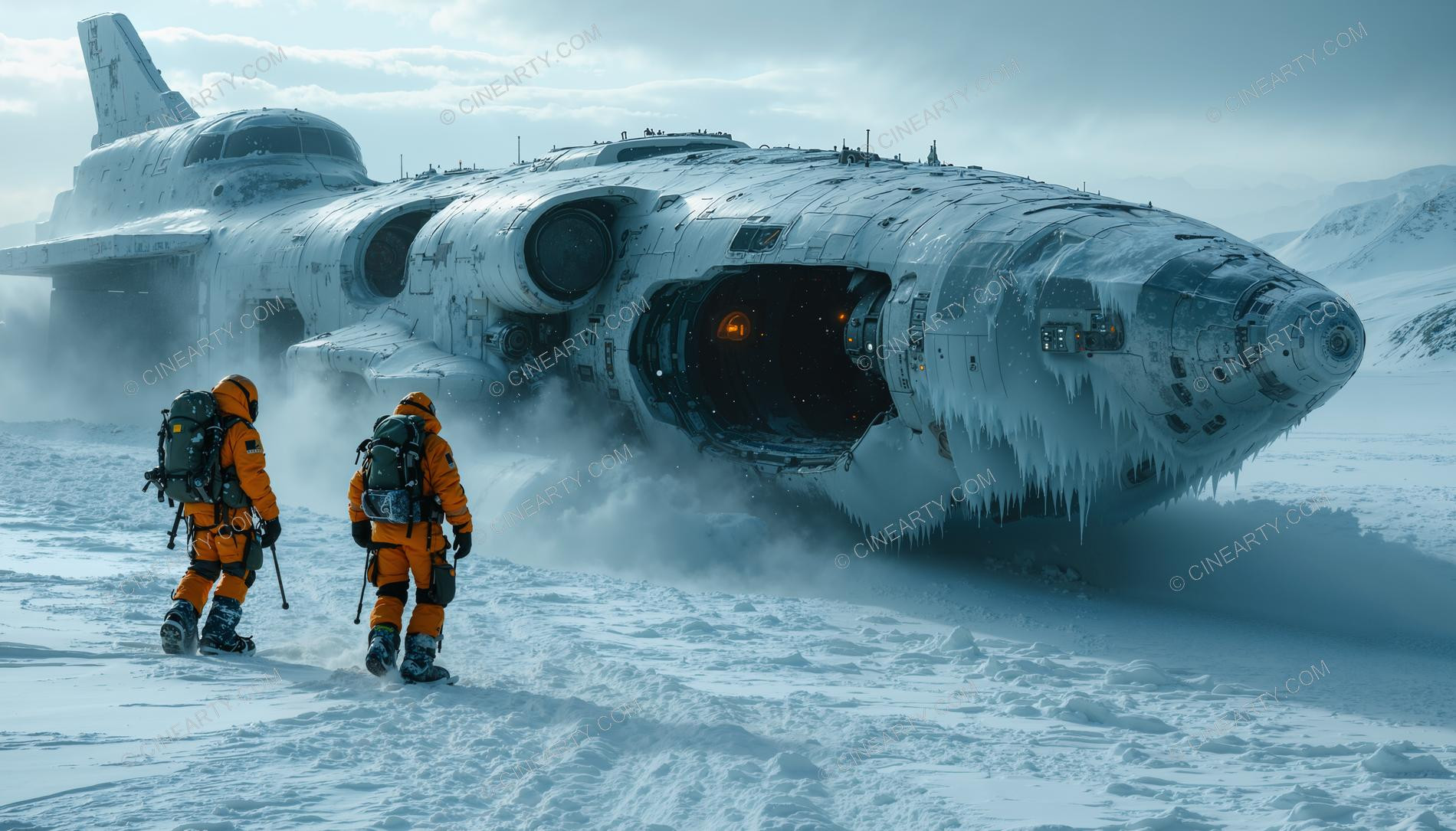 Alien Spaceship in Antarctica 87433