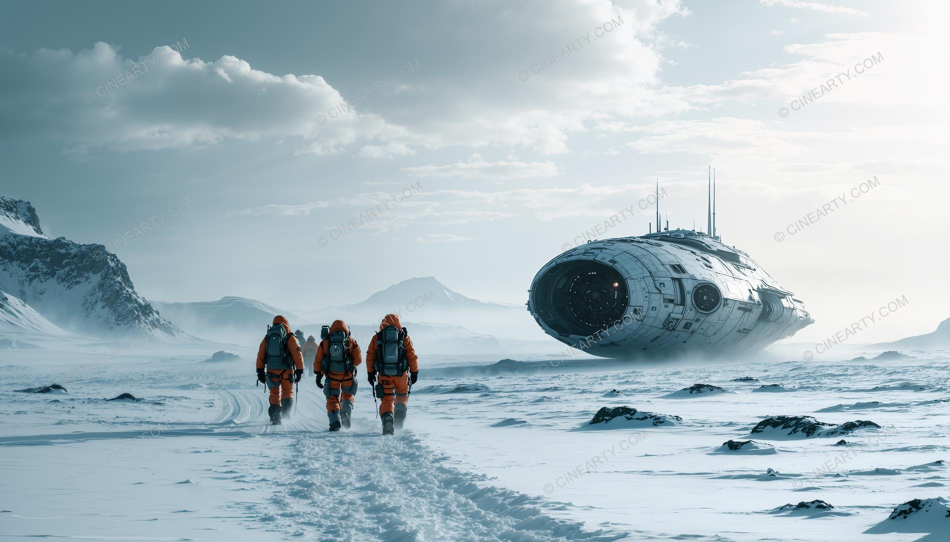 Alien Spaceship in Antarctica 14850