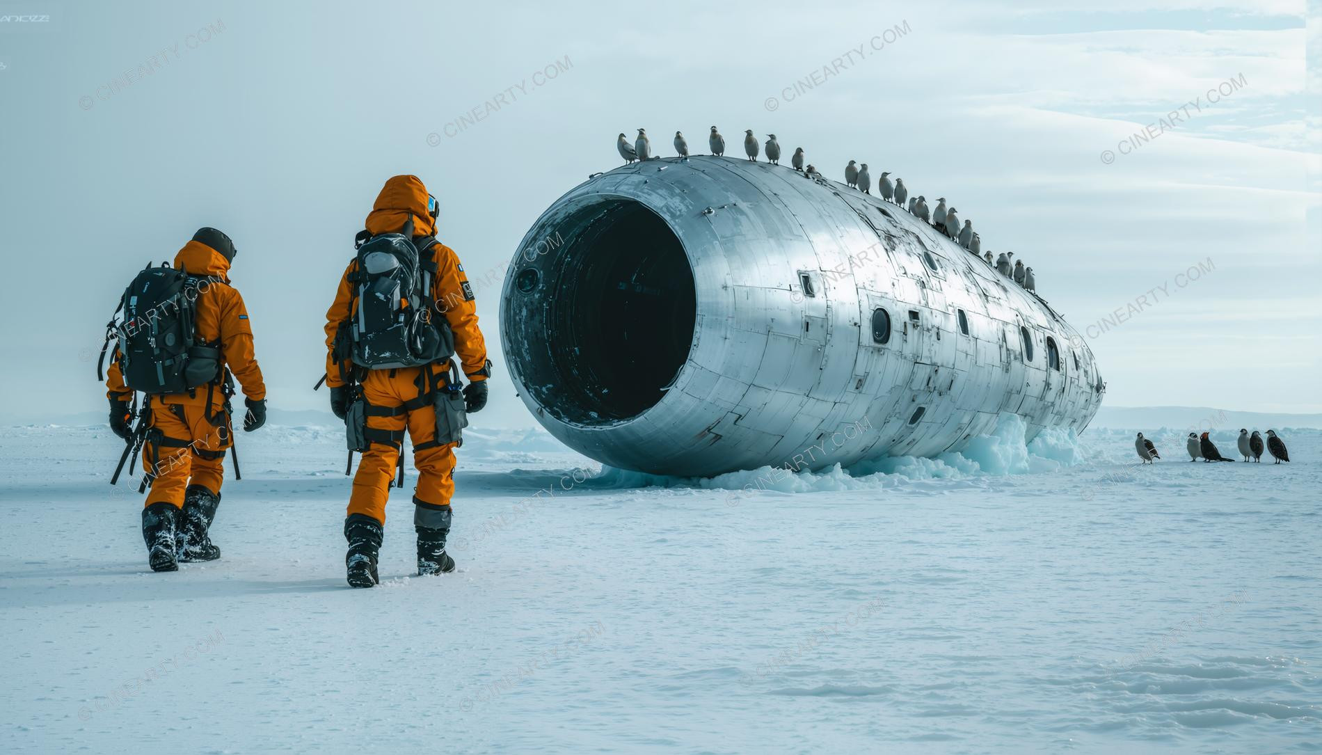 Alien Spaceship in Antarctica 40848