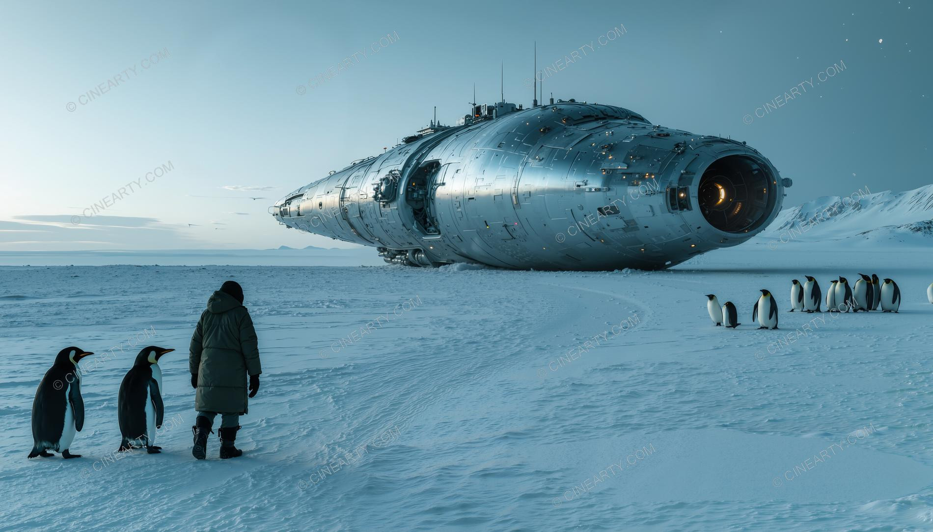 Alien Spaceship in Antarctica 33084