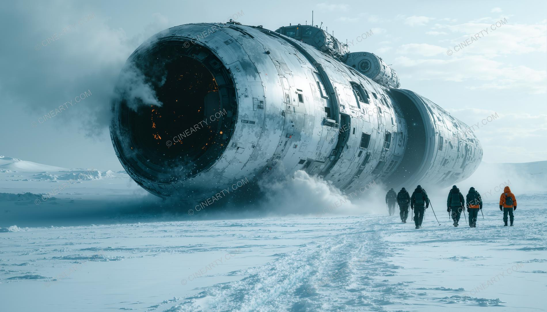 Alien Spaceship in Antarctica 43450