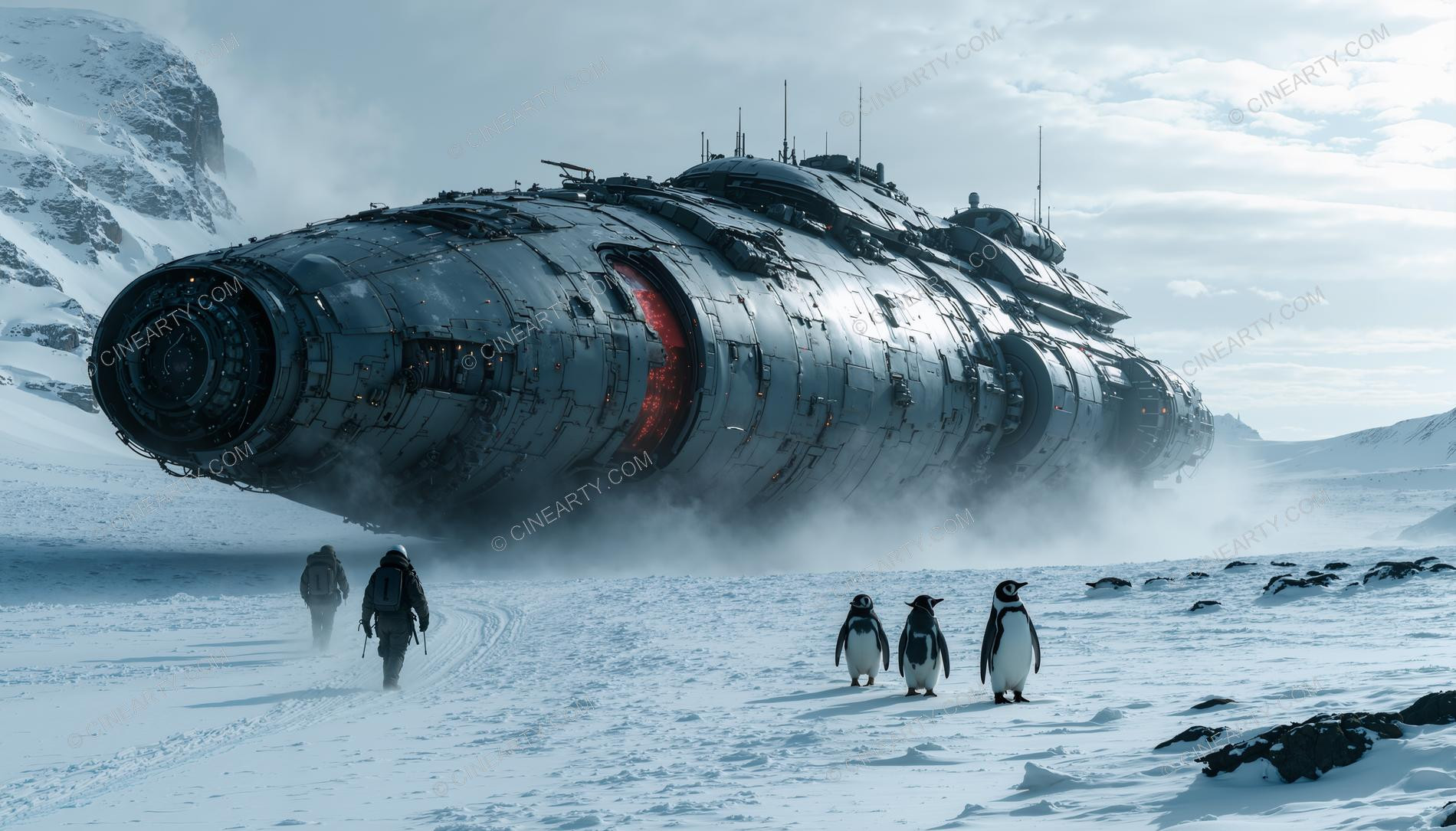 Alien Spaceship in Antarctica 86851