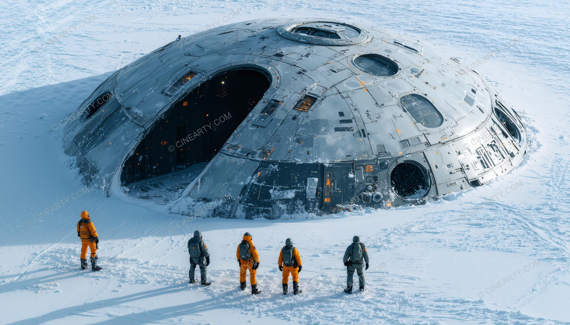 Alien Spaceship in Antarctica 61183