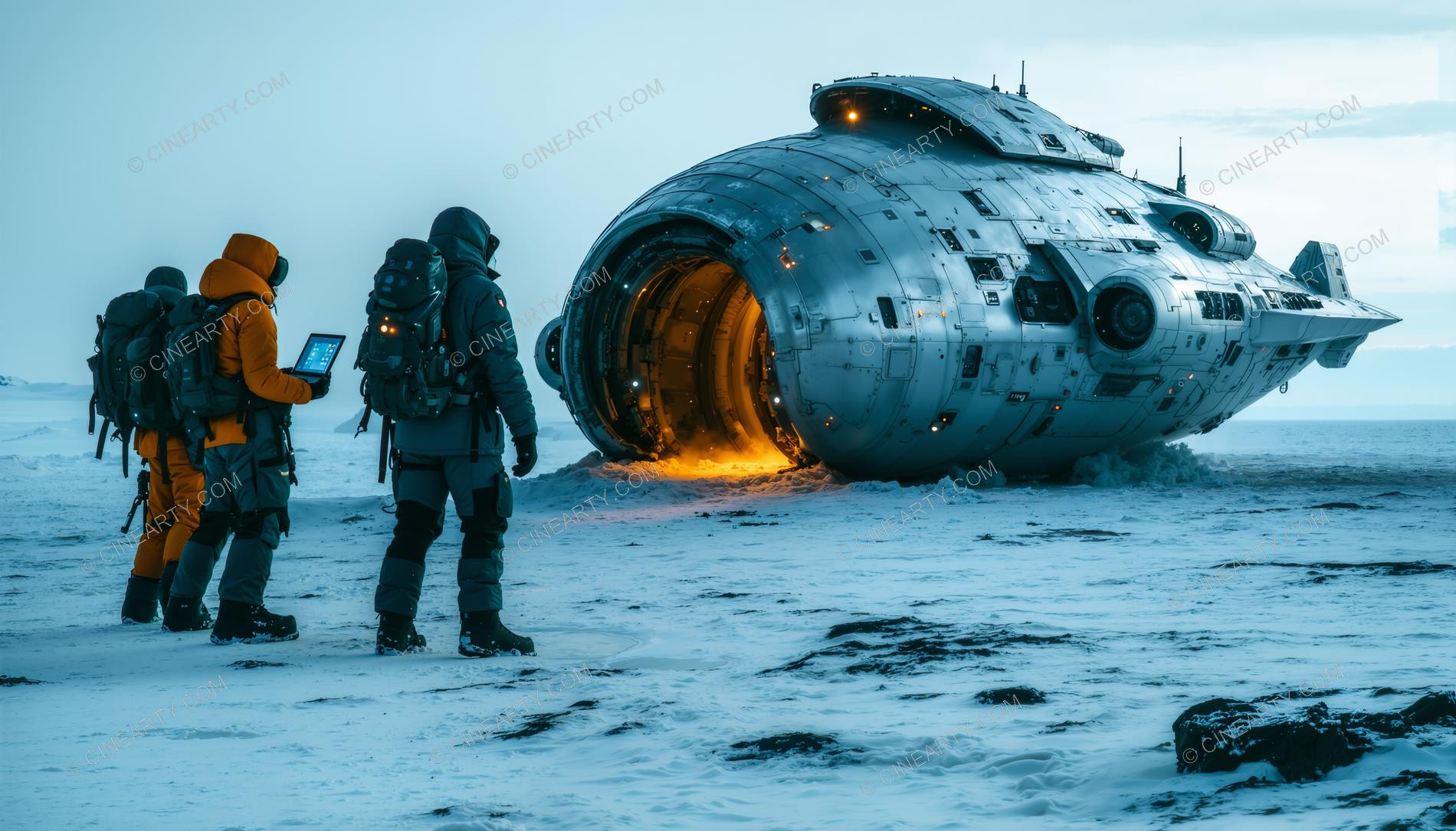 Alien Spaceship in Antarctica 00004