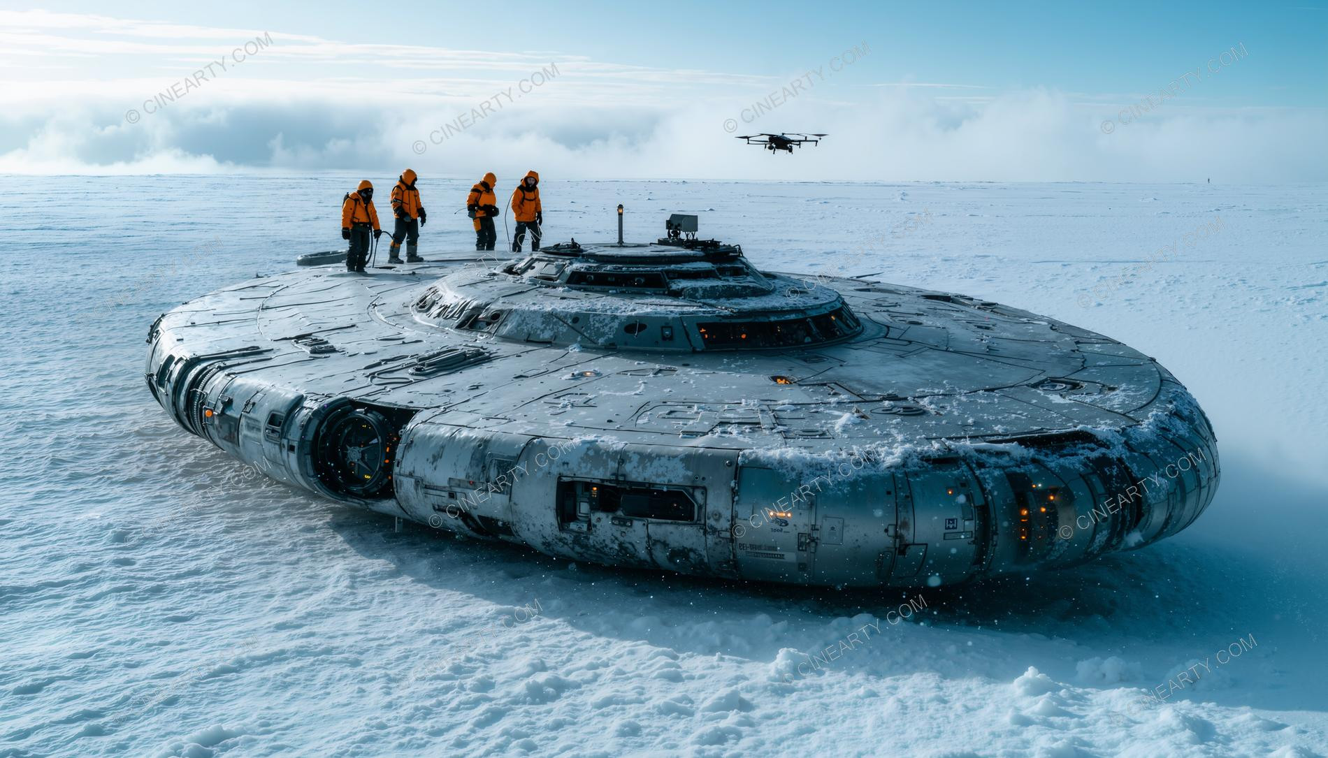 Alien Spaceship in Antarctica 97126