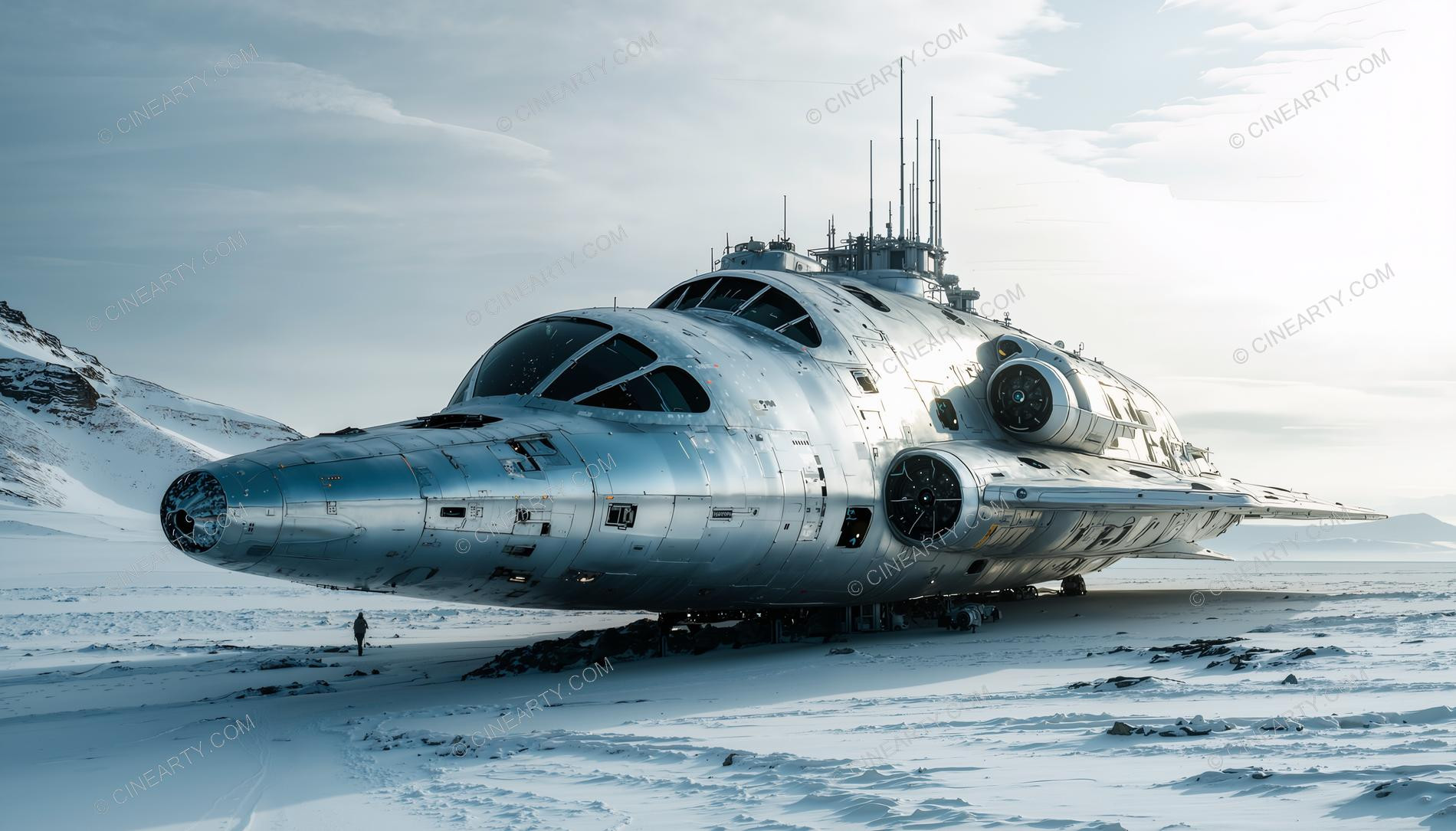 Alien Spaceship in Antarctica 83164