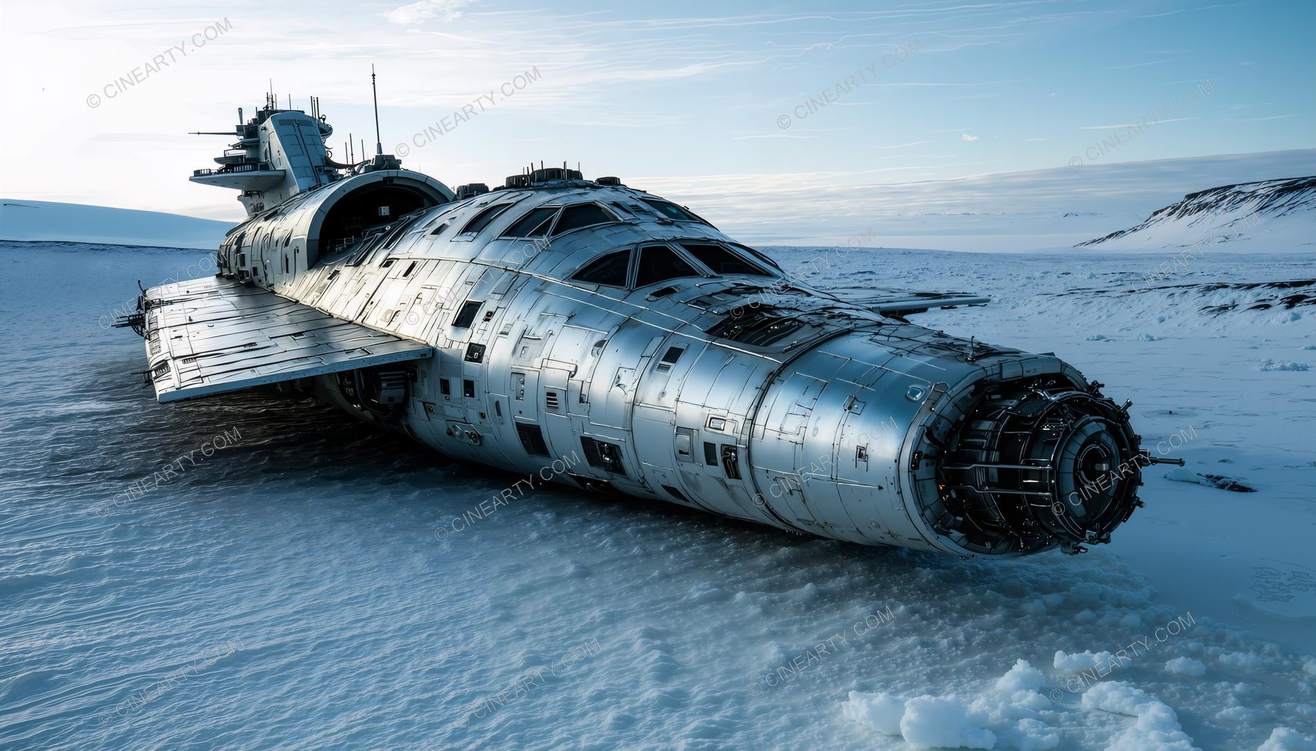 Alien Spaceship in Antarctica 72177