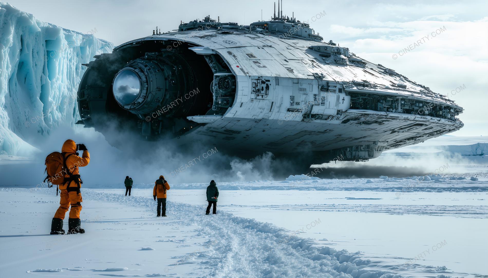 Alien Spaceship in Antarctica 11574