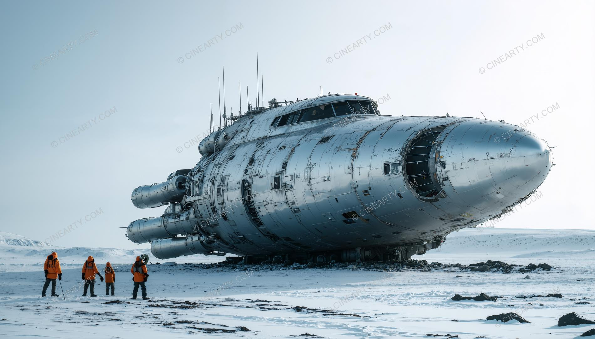 Alien Spaceship in Antarctica 25399