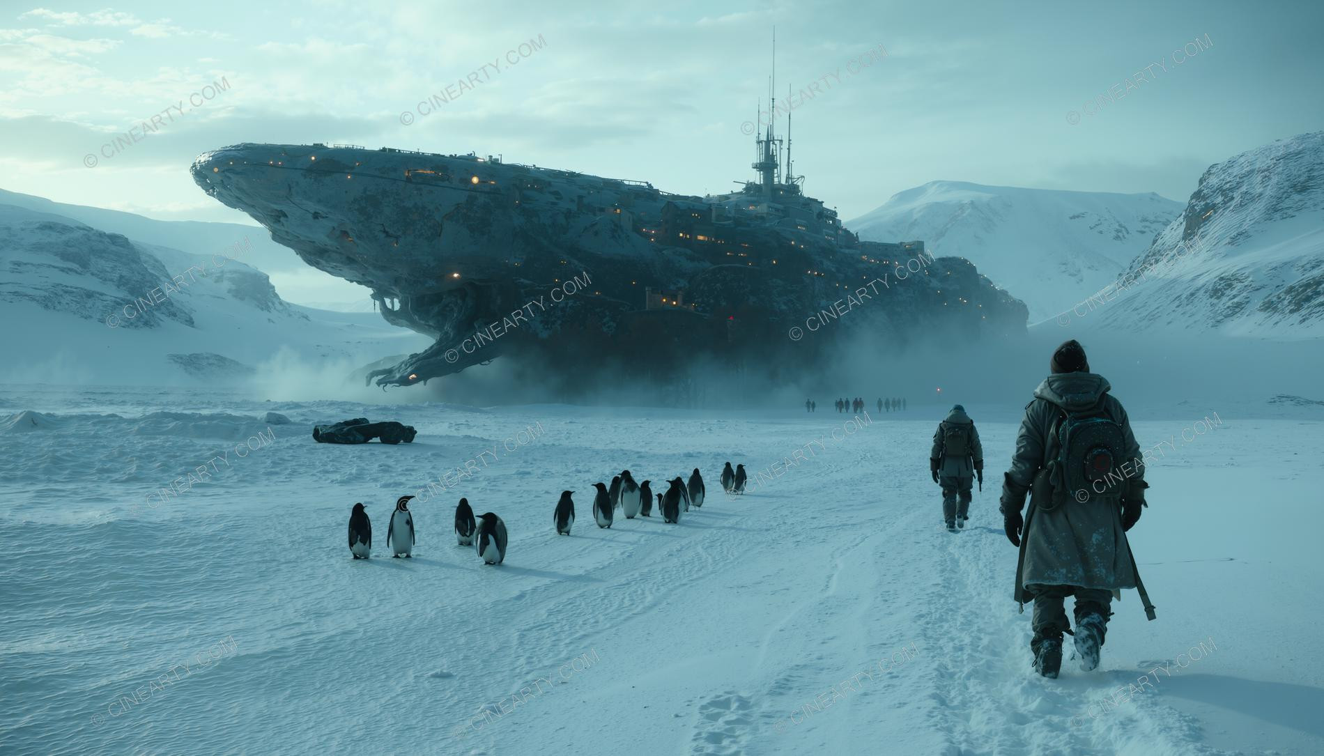 Alien Spaceship in Antarctica 20085