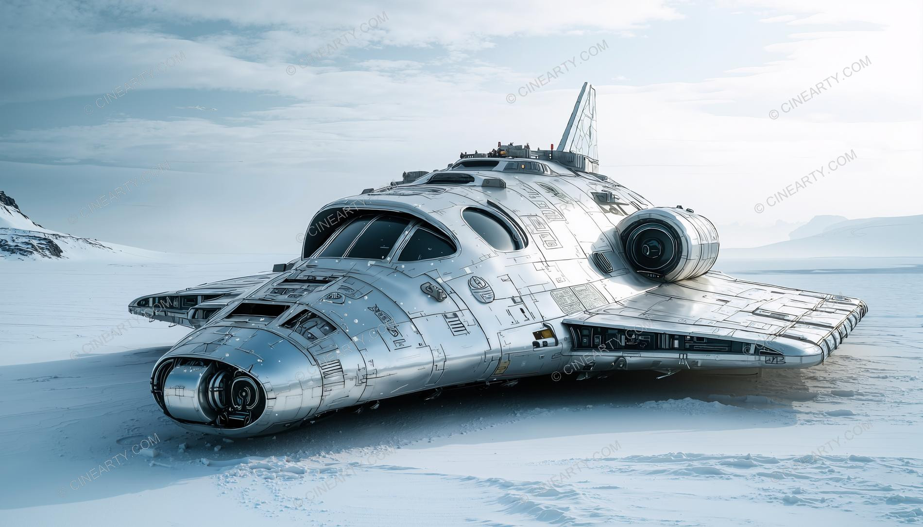 Alien Spaceship in Antarctica 68892