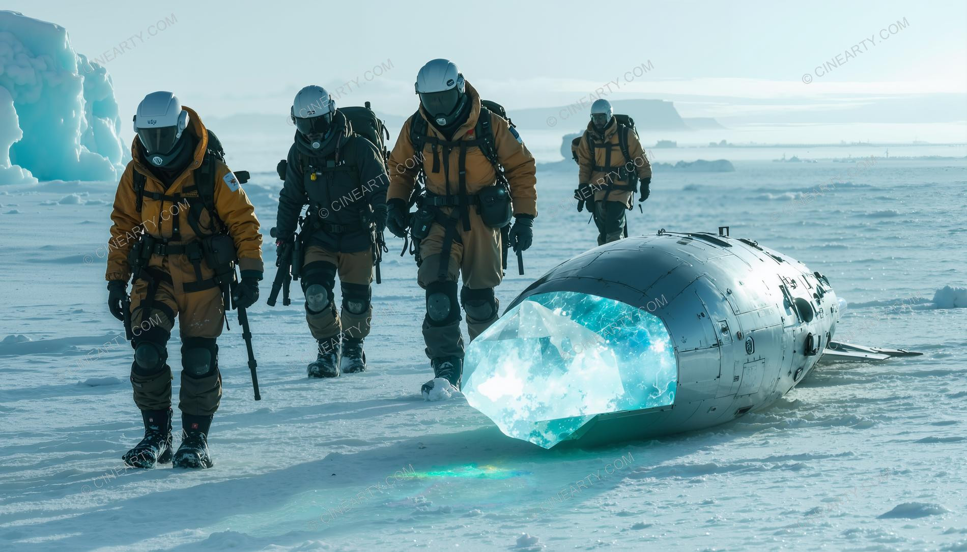 Alien Spaceship in Antarctica 58785