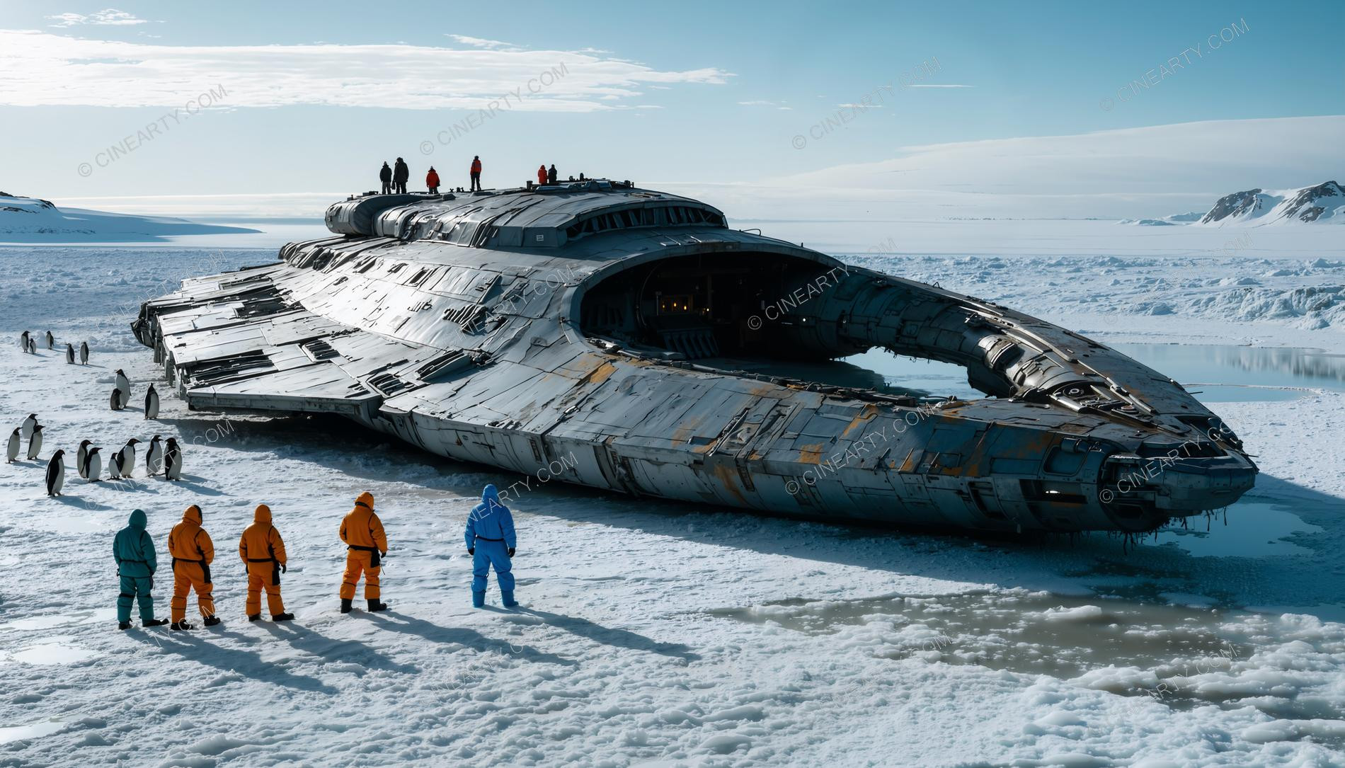 Alien Spaceship in Antarctica 25338