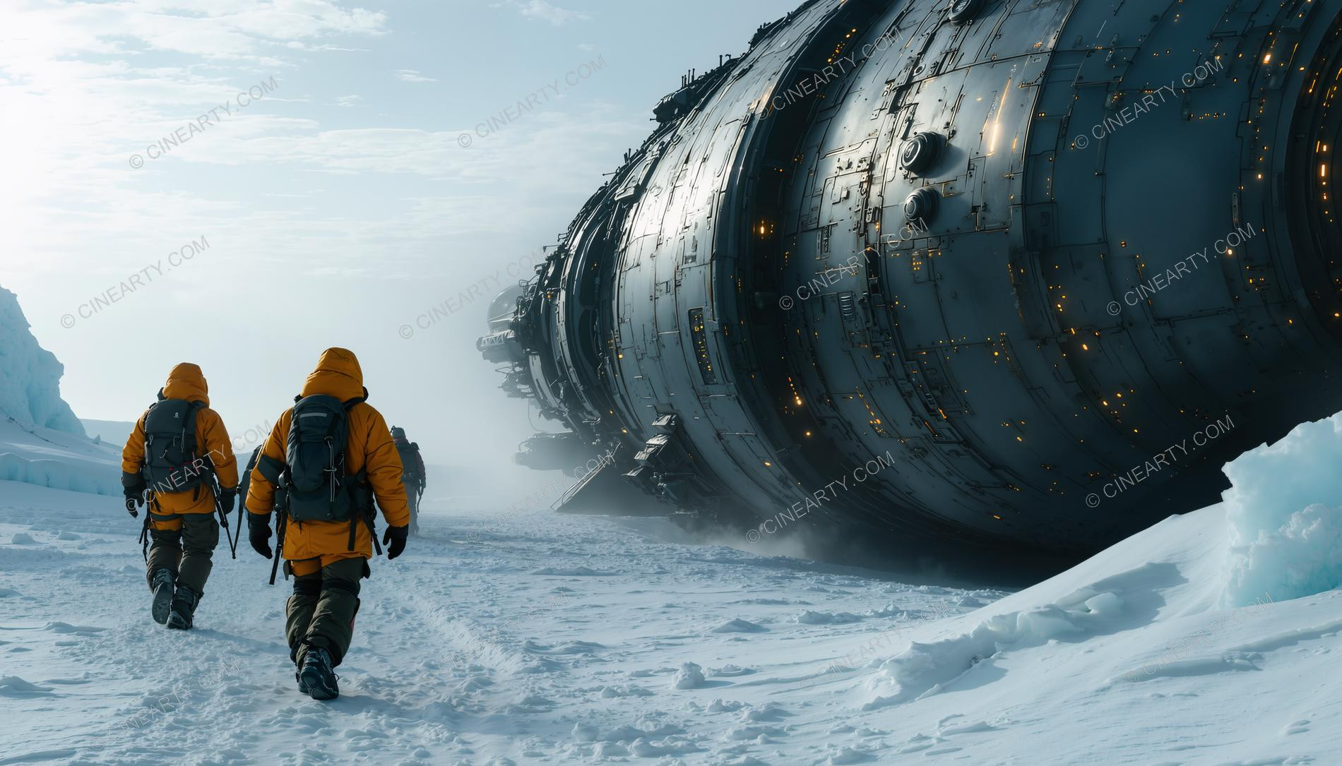 Alien Spaceship in Antarctica 50127