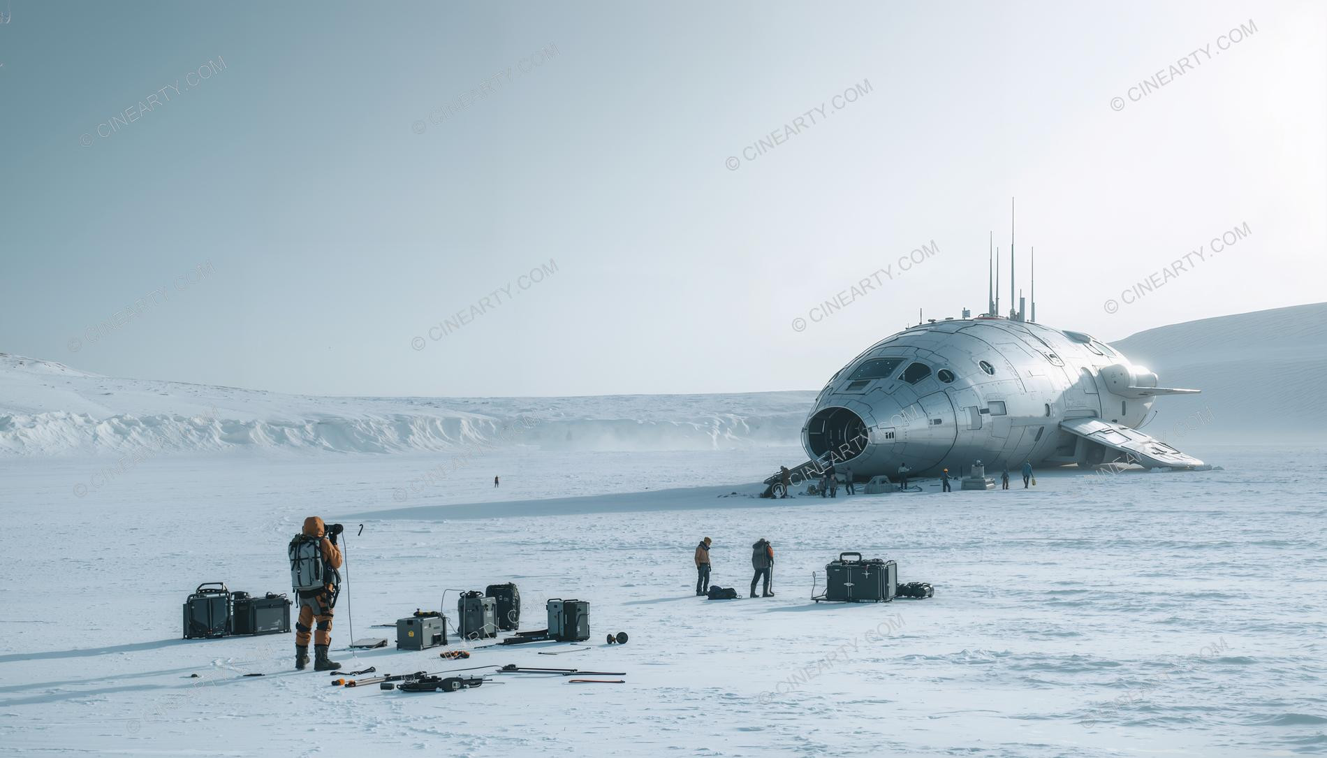 Alien Spaceship in Antarctica 69923