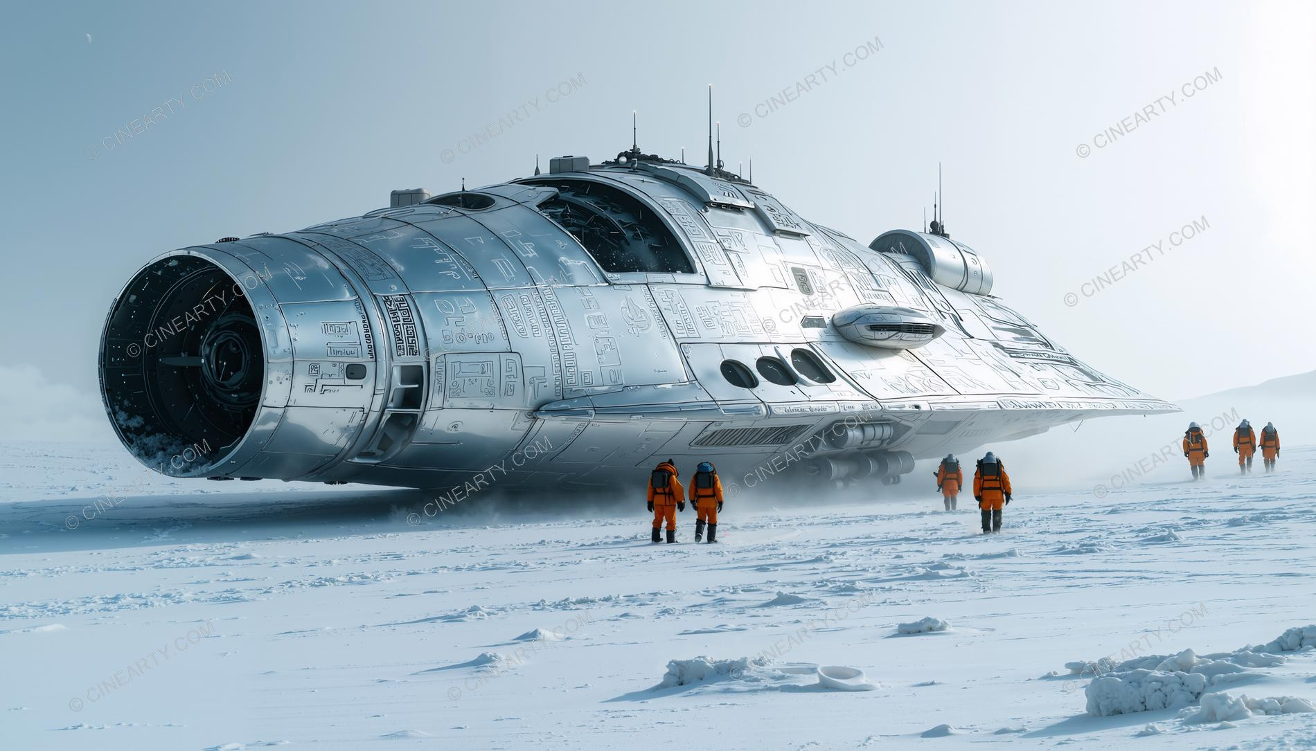 Alien Spaceship in Antarctica 29683