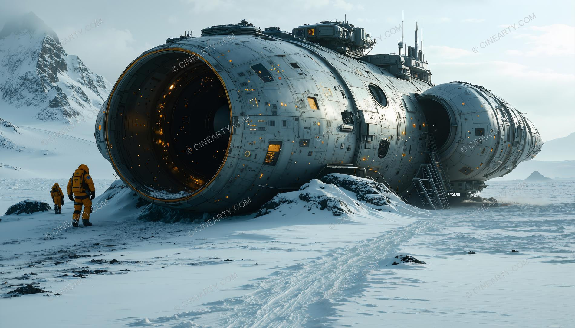 Alien Spaceship in Antarctica 88038