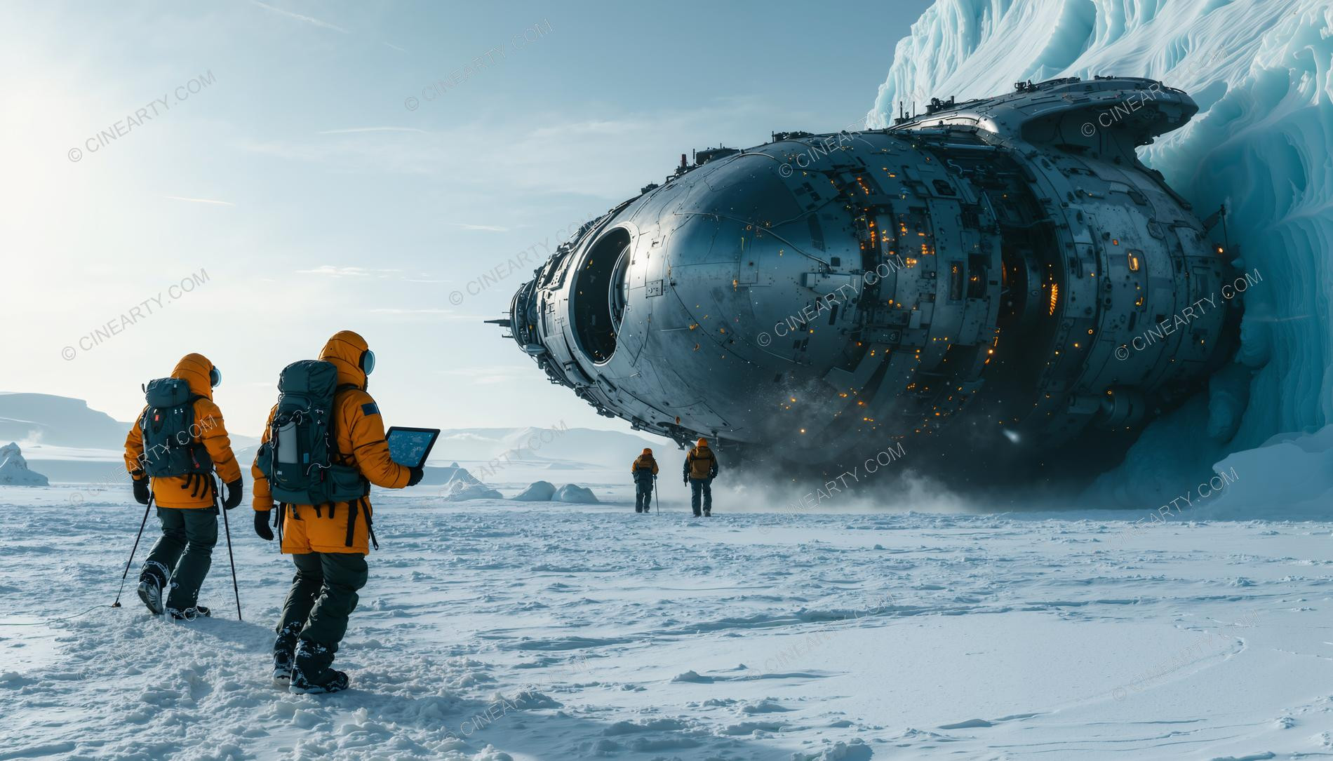 Alien Spaceship in Antarctica 95556