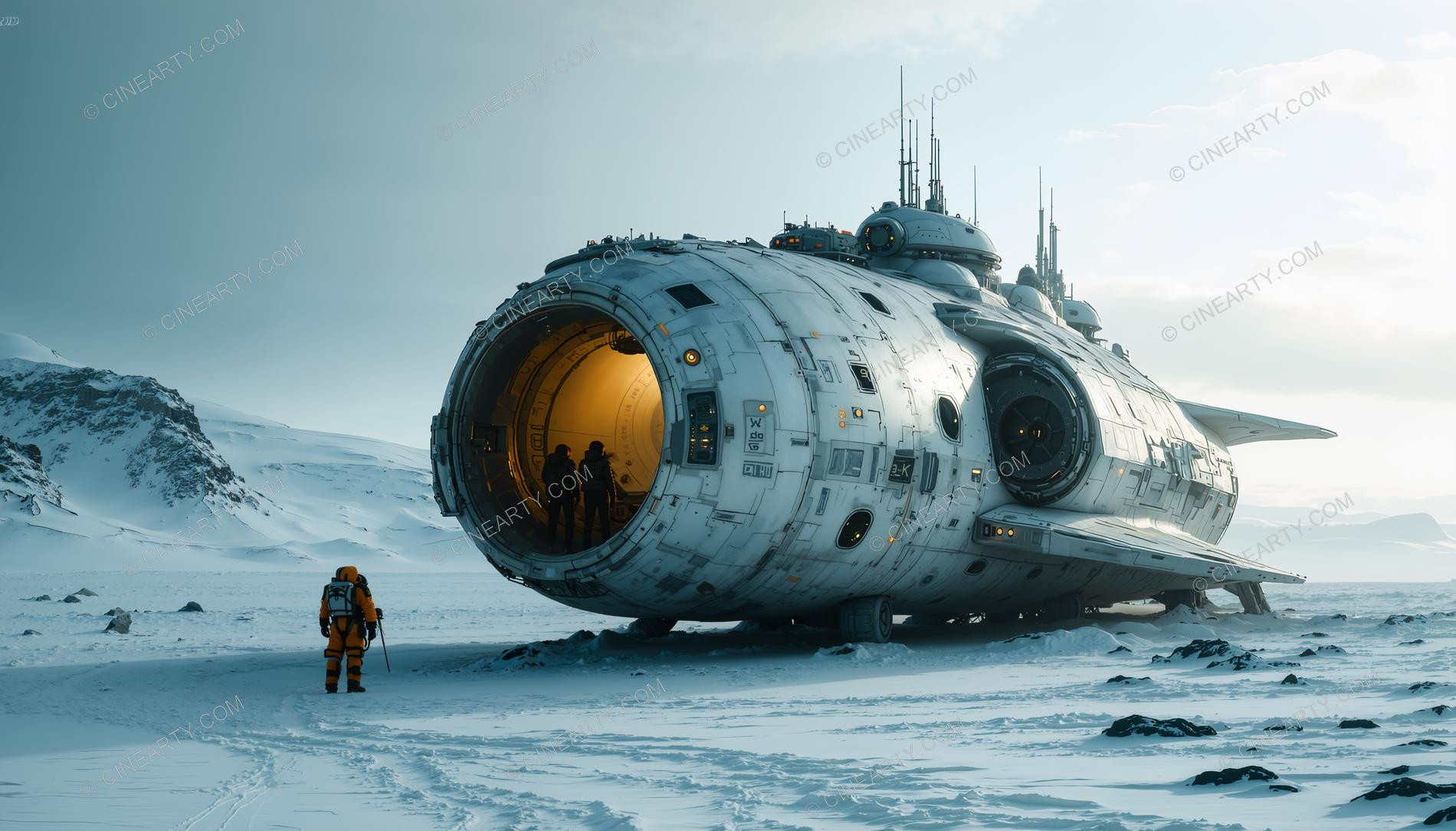 Alien Spaceship in Antarctica 69139