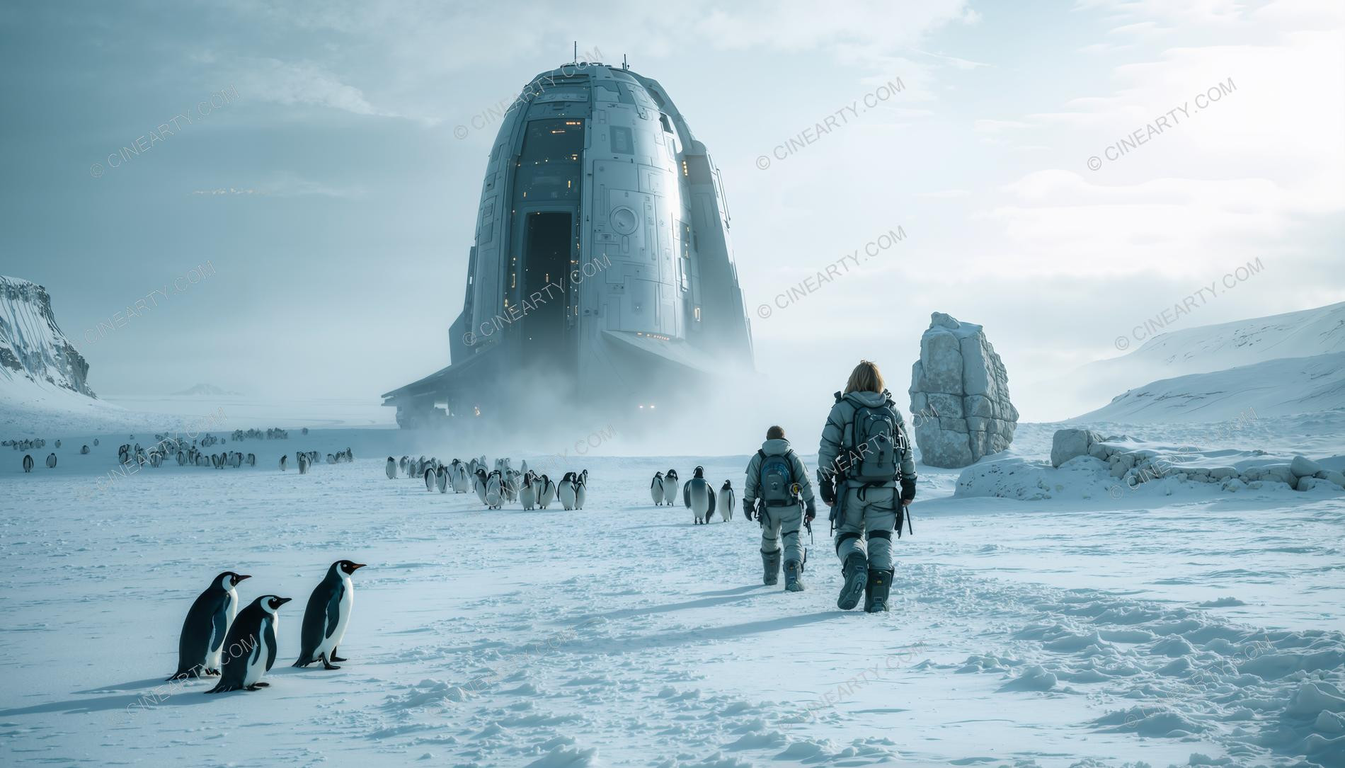 Alien Spaceship in Antarctica 62364