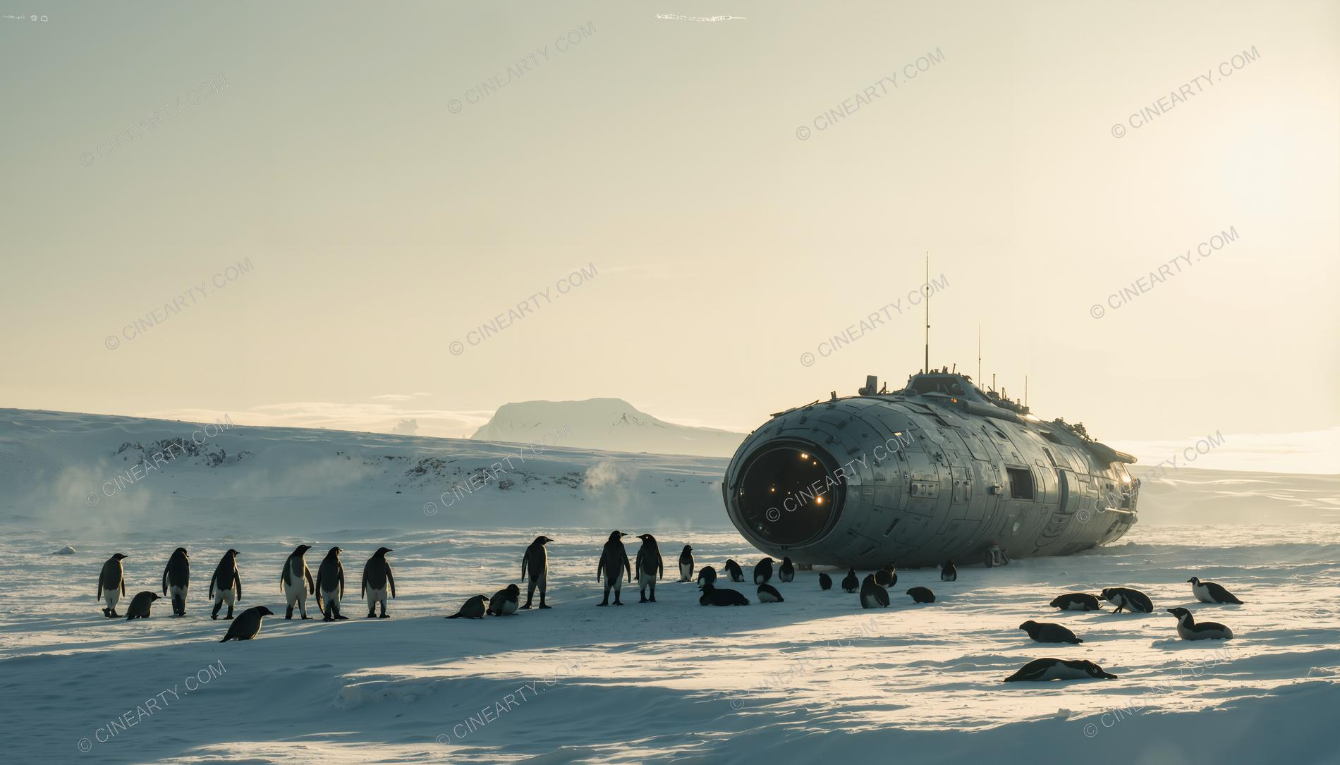 Alien Spaceship in Antarctica 86582