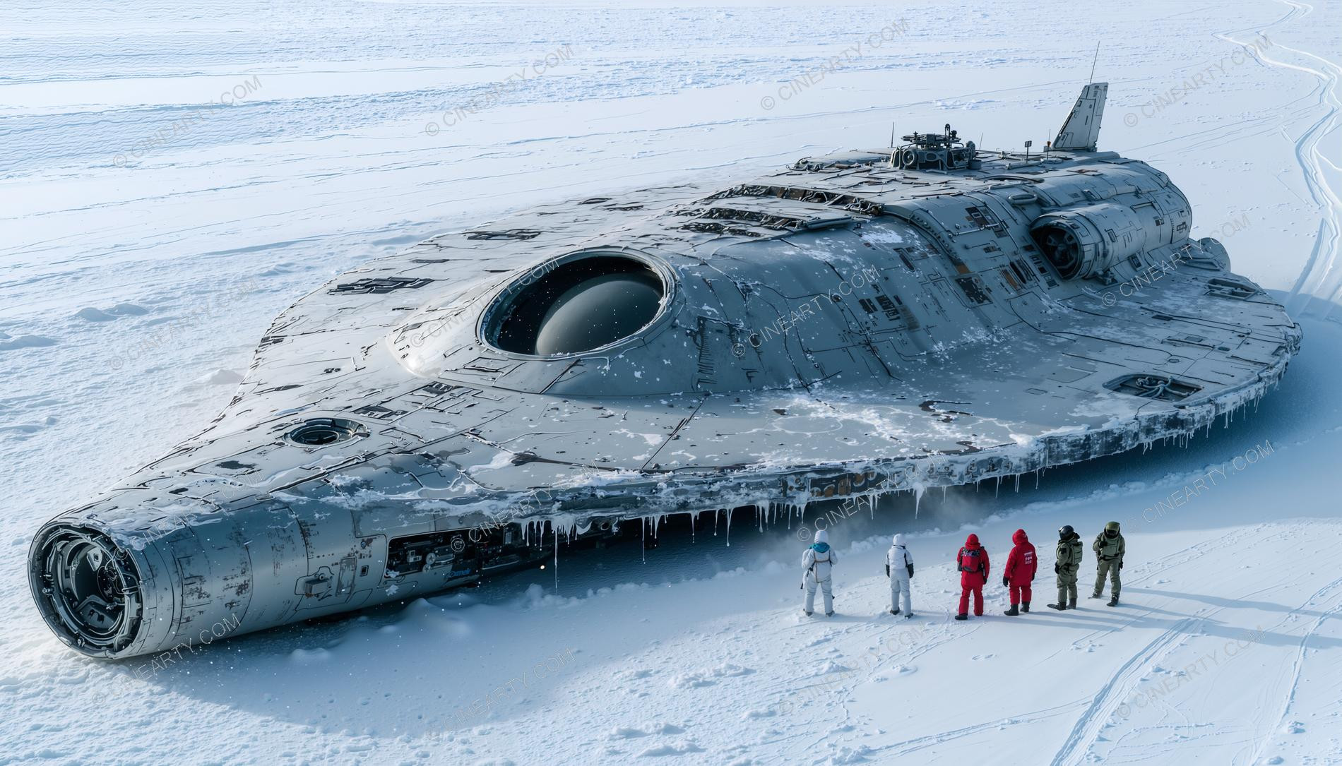 Alien Spaceship in Antarctica 17514