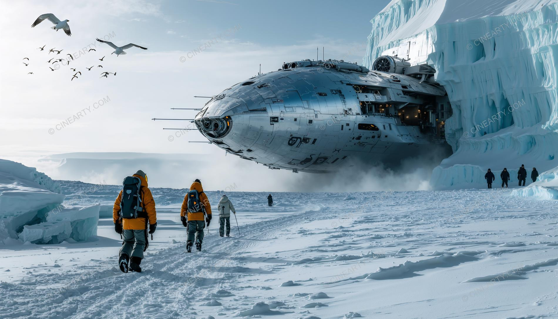 Alien Spaceship in Antarctica 99421