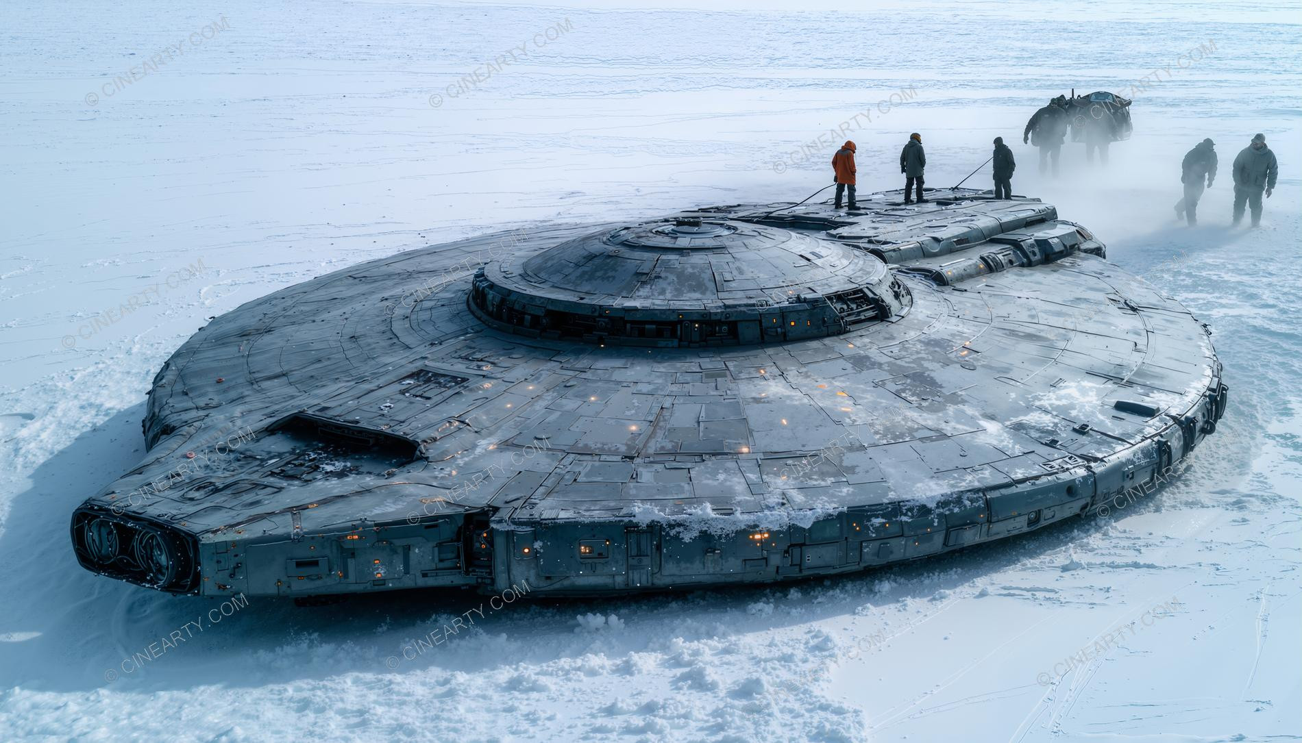 Alien Spaceship in Antarctica 58683