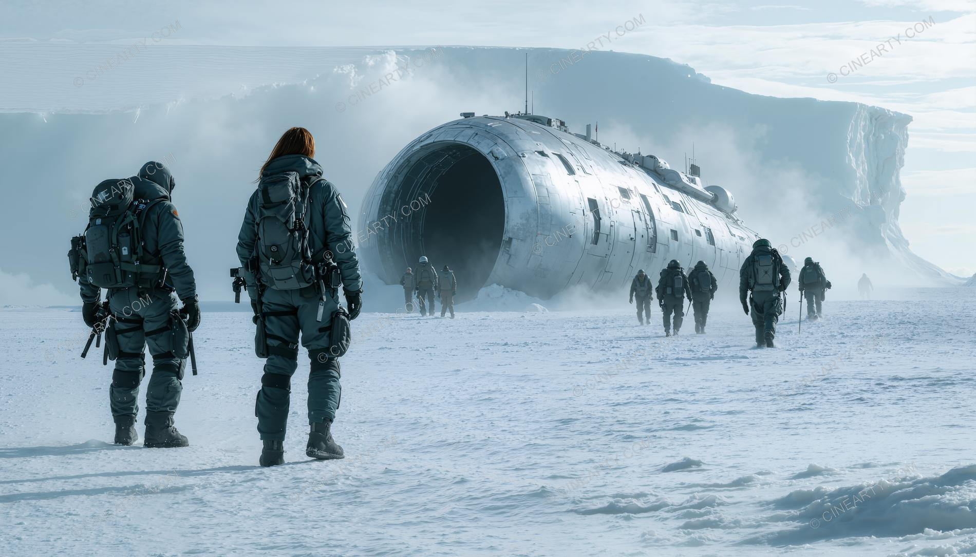 Alien Spaceship in Antarctica 44178