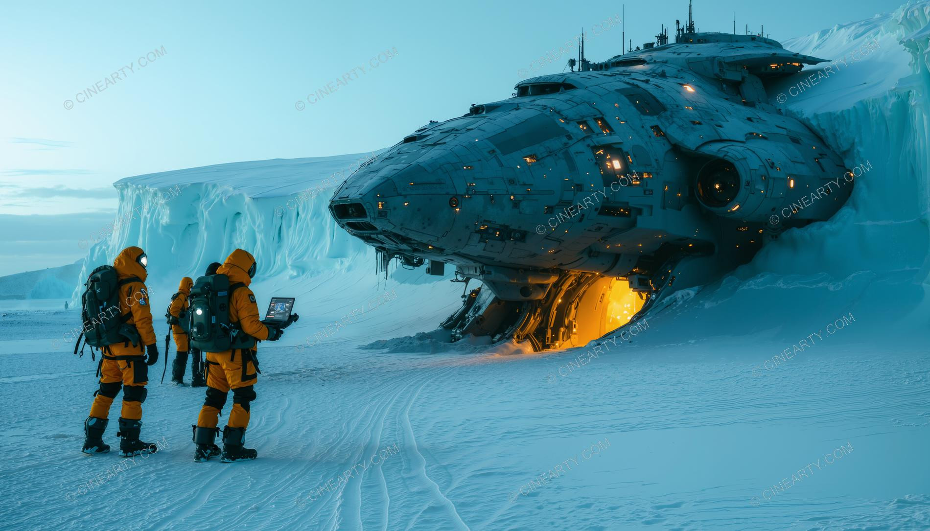Alien Spaceship in Antarctica 45516