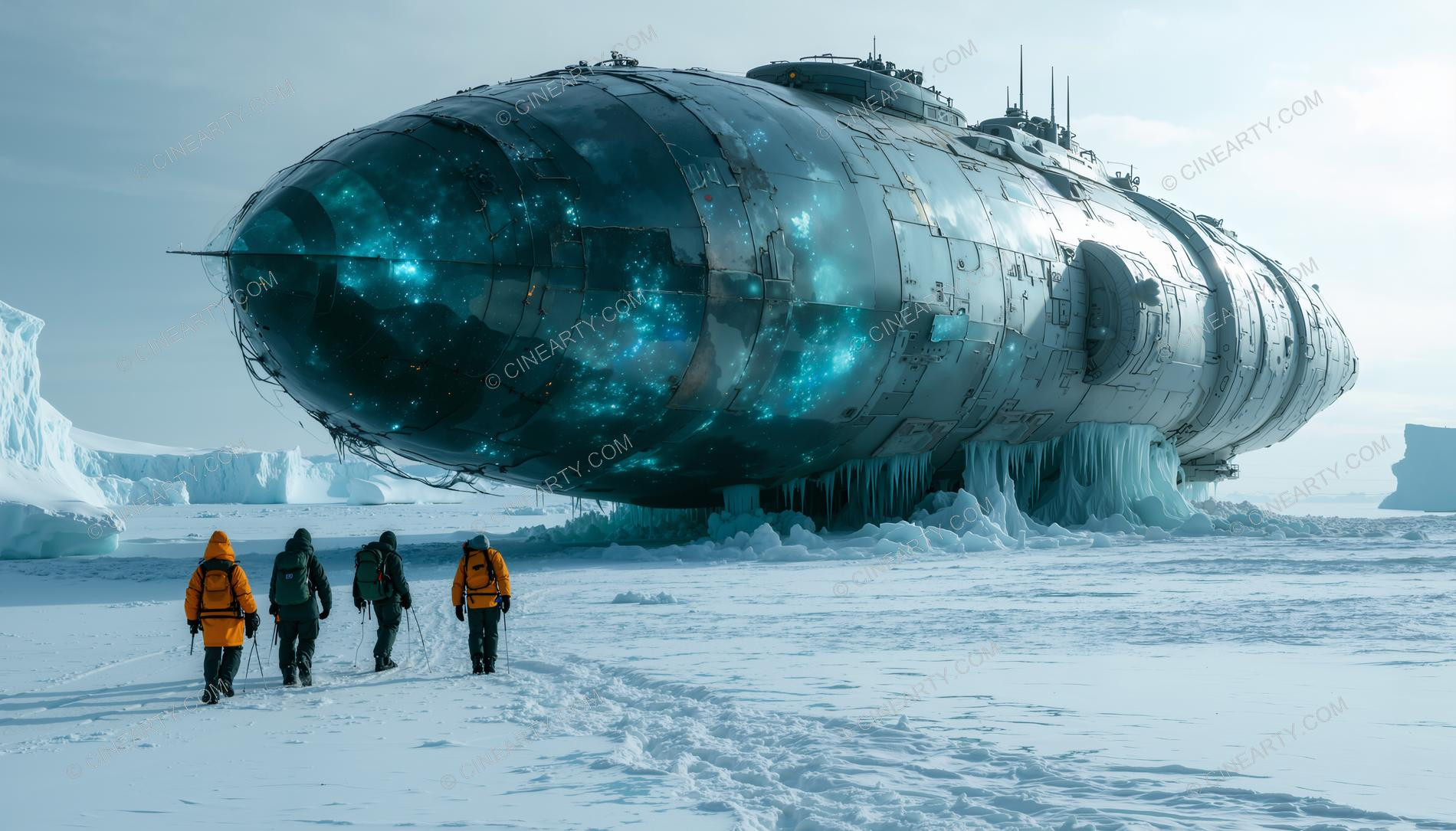 Alien Spaceship in Antarctica 88406