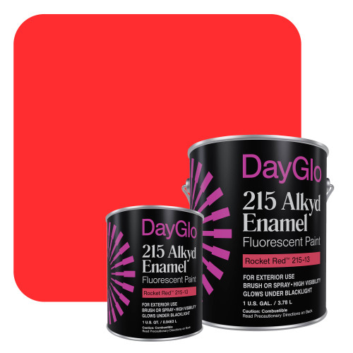 DayGlo 215 Alkyd Enamel Rocket Red