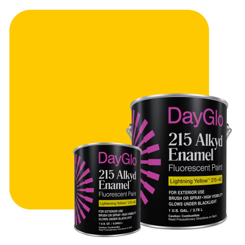DayGlo 215 Alkyd Enamel Lightning Yellow