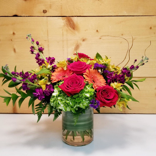 Bright Elegance (SCF19D27) by Savilles Country Florist.  Flower and Plant delivery to Orchard Park, NY and the surrounding area including same day delivery to Hamburg, West Seneca, East Aurora, Blasdell and Buffalo NY   
