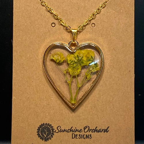Sunshine Heart Necklace by Sunshine Orchard Designs SOD-SUSH