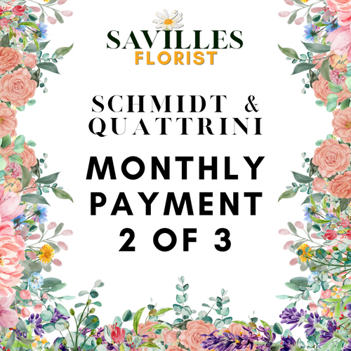 Schmidt Quattrini Wedding Payment 2 of 3