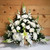 White Fireside Basket by Savilles Country Florist. Flower delivery to Orchard Park, Hamburg, West Seneca, East Aurora, Buffalo, NY and surrounding suburbs.