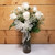 Love's Embrace White (105215) by Savilles Country Florist.  Flower and Plant delivery to Orchard Park, NY and the surrounding area including same day delivery to Hamburg, West Seneca, East Aurora, Blasdell and Buffalo NY   
